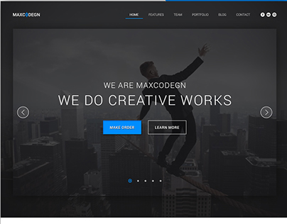 MAXCODEGN A CREATIVE WEB TEMPLATE DESIGN