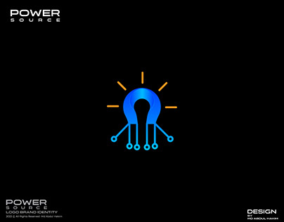 Power Source, Logo Brand Identity, Logo Design
