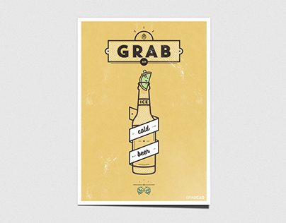 Retro posters for GrabCAD
