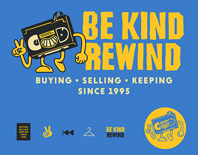 Be Kind Rewind Brand Identity