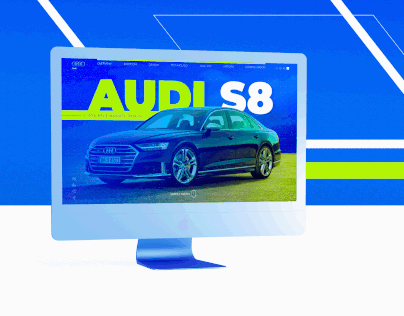 Audi S8- Concept Website Design