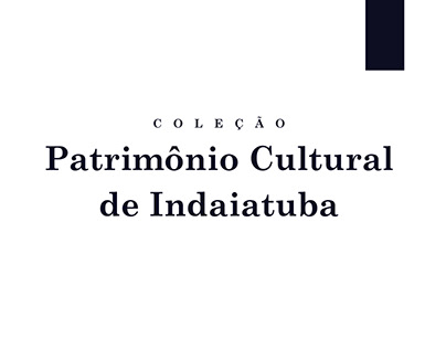 Diagramação da Coleção Patrimônio Cultural