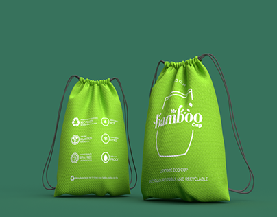 Drawstring bag packaging design