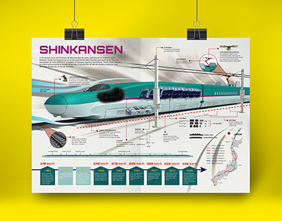 Infografía Shinkansen