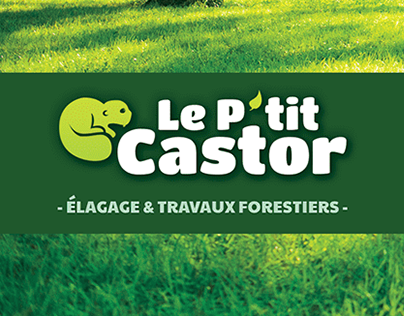 Le P'tit Castor : Logo & Site Web