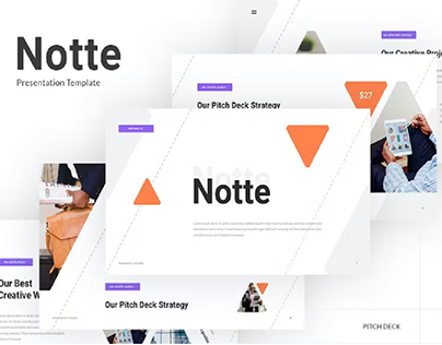 Notte - Pitch Deck Powerpoint Template