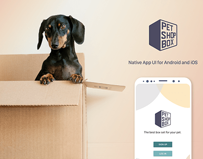 Project thumbnail - Pet Shop Box • UI Design for Android & iOS Native Apps