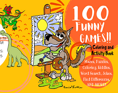 100 Funny Games!! - Coloring and Activity Book