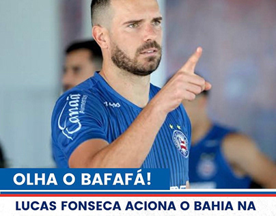 Lucas Fonseca aciona o Bahia na justiça | @vumborabahia