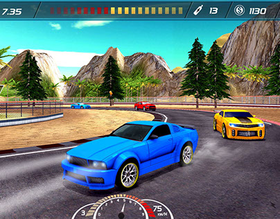 muscle car RollerCoaster challenger