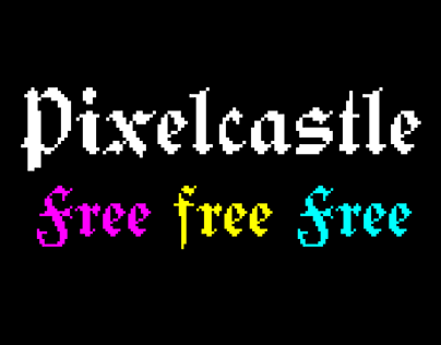 Pixelcastle - free font