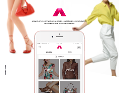 Clothing Company App Ui Design