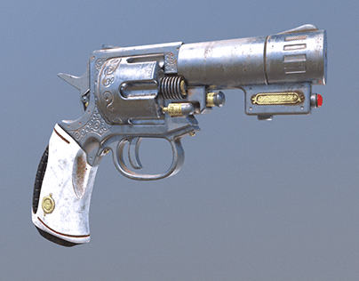 Ulysses Sci-Fi Revolver Fusion 360