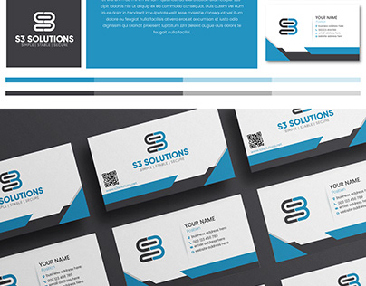 S3 Solutions Business Card Design | Design Alligators