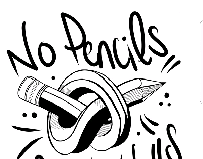 No Pencil - Secret Walls T-shirt design