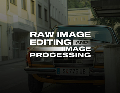 Raw image editing and Image processing