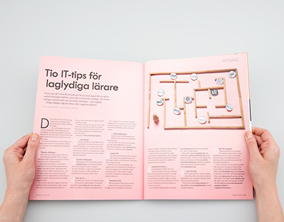 Set design for magazine