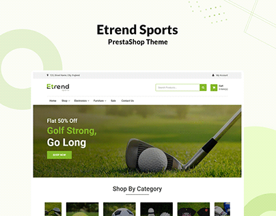 Etrend Sports - Responsive PrestaShop Theme
