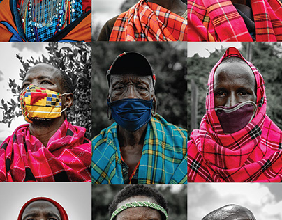 Maasai in Masks