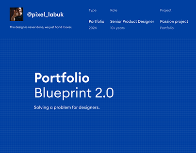 Portfolio - Blueprint 2.0