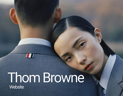 Project thumbnail - Thom Browne — redisign website