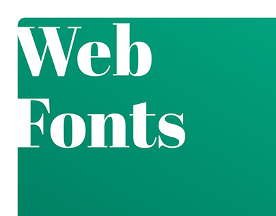 A Starter's Guide to Web Fonts