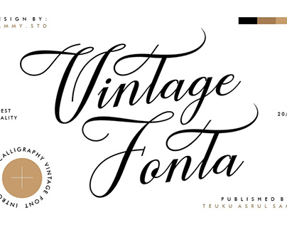 Vintage Fonta - A Vintage Script