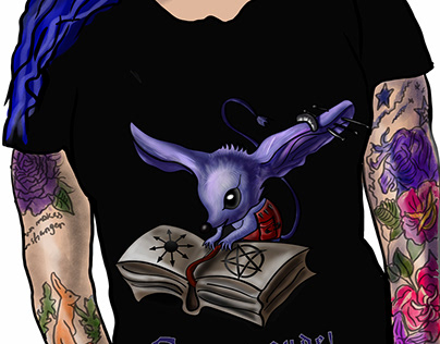 Steampunk, gothic t-shirts design. Mr. Jerboa
