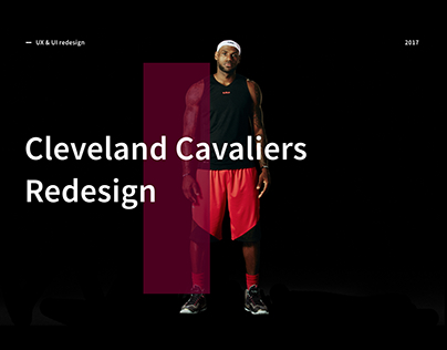 Project thumbnail - Cleveland Cavs redesign