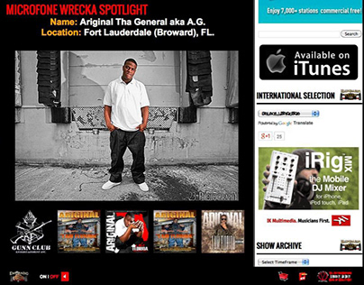 Featured Artist Web Ad