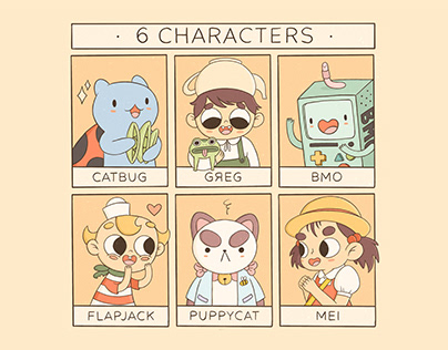 Six Fanart Characters Challenge