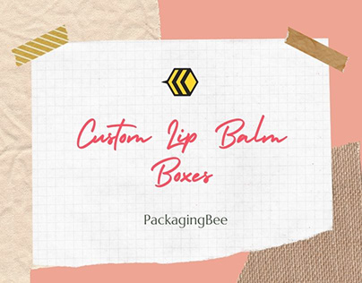 Custom Lip Balm Boxes | PackagingBee