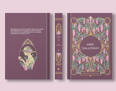 Virginia Woolf: Mrs. Dalloway book cover design