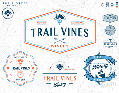 Logo Design Comps - Trail Vines