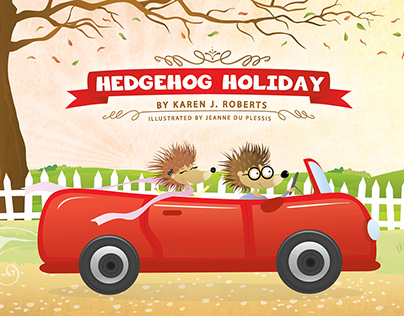 Illustrations for ‘Hedgehog Holiday’
