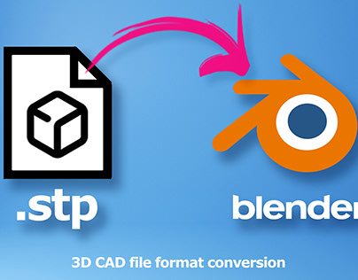 STP to Blender using FreeCAD