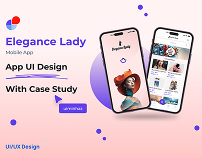 Elegance Lady App UI Design In Figma