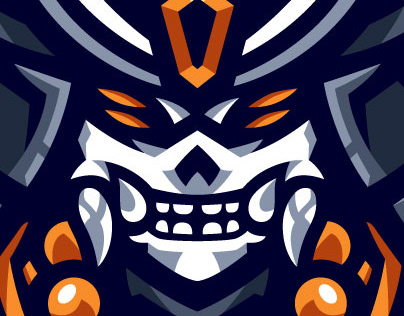 Slayer Samurai eSports Mascot Logo | Premade Logo