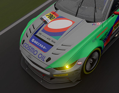 Cosmo Oil Ford Super GT300 #700 Livery Concept