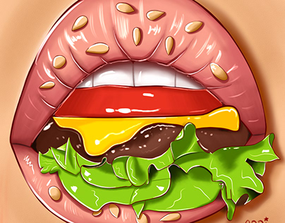 Lips-burger