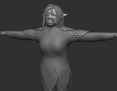 Character 3D Sculpt (Beatrix)