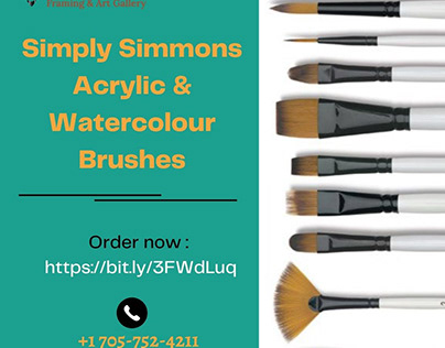 Simply Simmons Acrylic & Watercolour Brushes