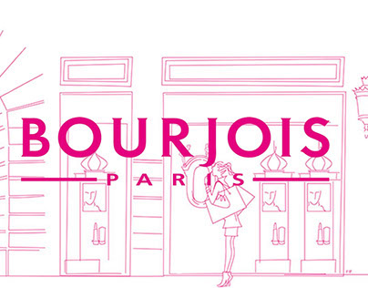 Conceptual scrolling website for Bourjois