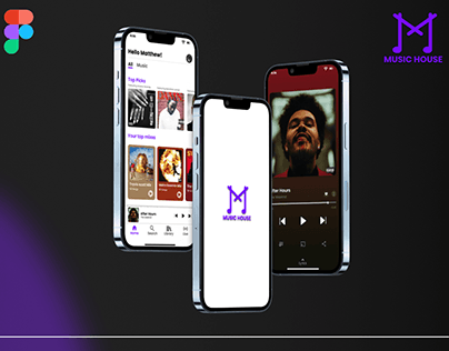 Music App UI design