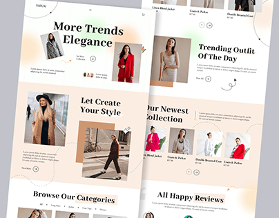 Project thumbnail - Fashion Landing Page