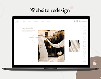 Website redesign ui/ux | Studio calligraphy