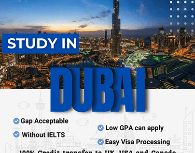 Study In Dubai Social media Post