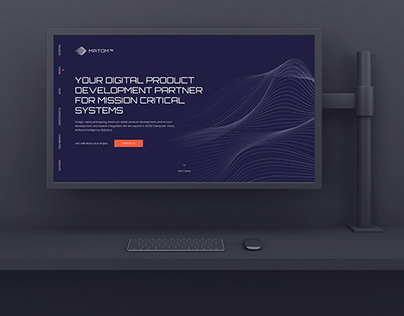 „Matom.ai“ internetinio puslapio dizainas