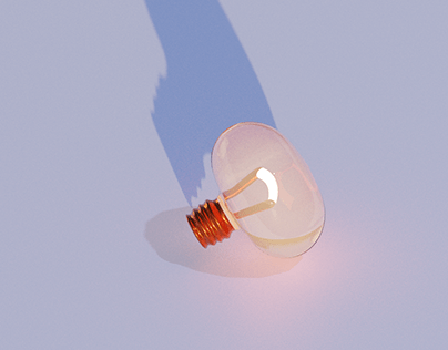 3d Stylized bulb