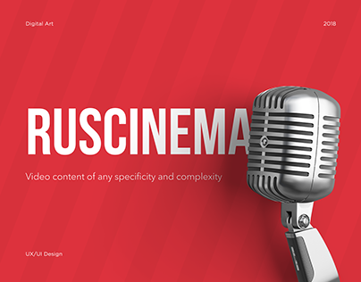 Ruscinema — advertising agency website